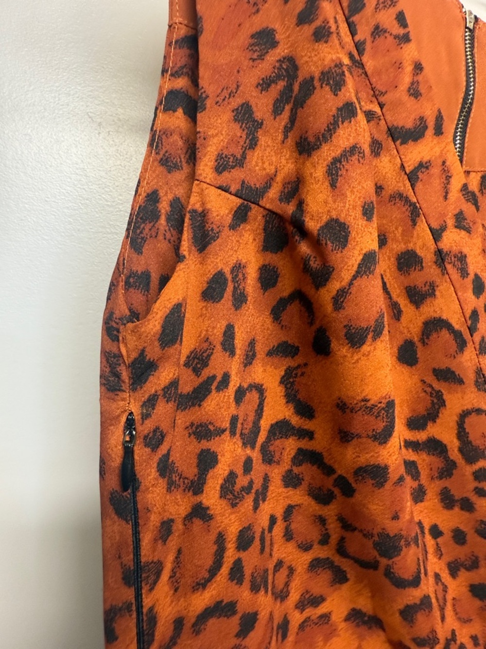 Free People Nordic Winds Rust Leopard-Print Jumpsuit - Picture 3 of 10